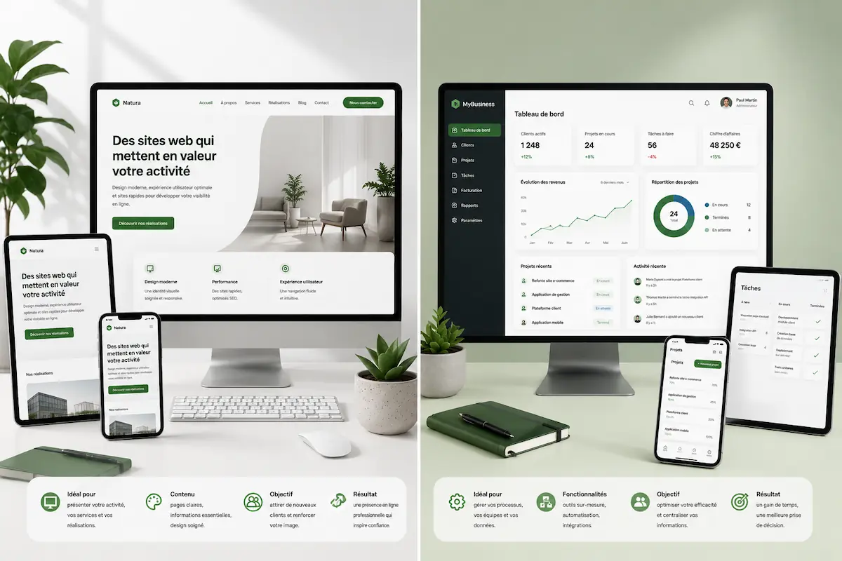 Site vitrine ou site sur mesure : que choisir ?
